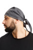 Головной убор  унисекс "Бандана" графит - Головной убор  унисекс "Бандана" графит