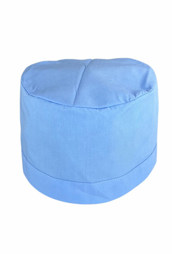 Медична шапка блакитна