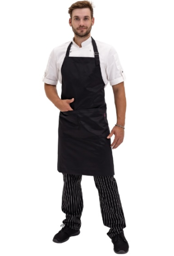 Chef/waiter apron with bib water-repellent "Austin"
