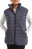 Unisex gray vest with synthetic padding Unisex gray vest with synthetic padding