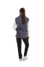 Unisex gray vest with synthetic padding Unisex gray vest with synthetic padding