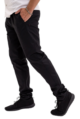 Брюки Lux-Form черные с люверсами 