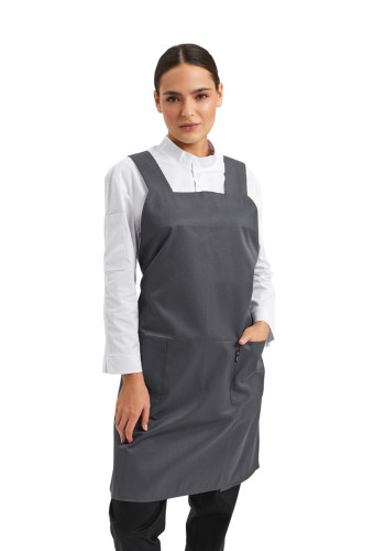 Water-repellent apron dress "Dress" gray