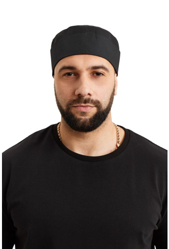 Шапка поварская Lux-Form ТАБЛ Черная 