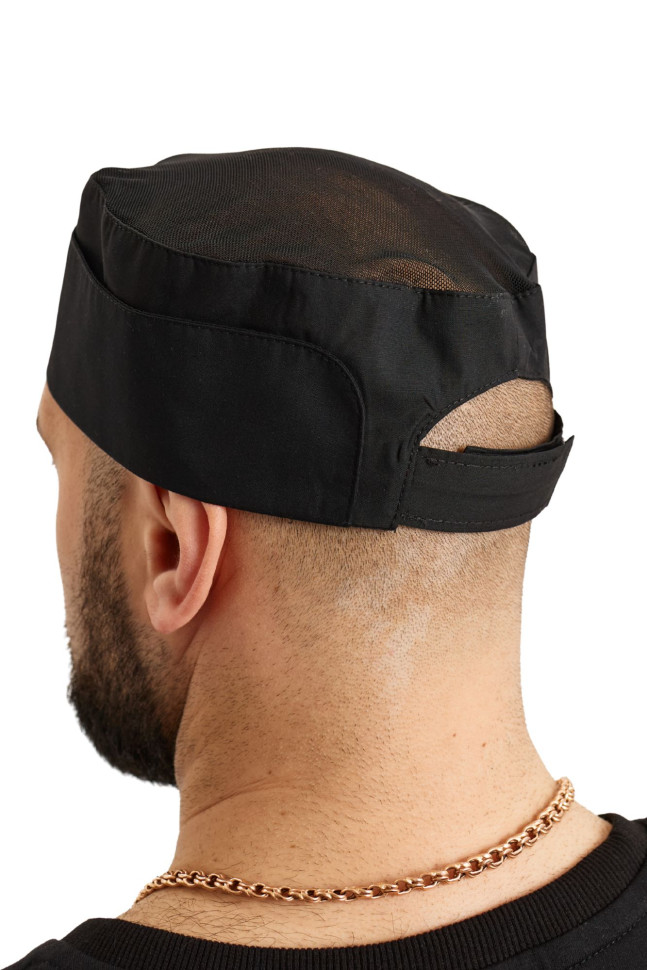 Шапка поварская Lux-Form ТАБЛ Черная 