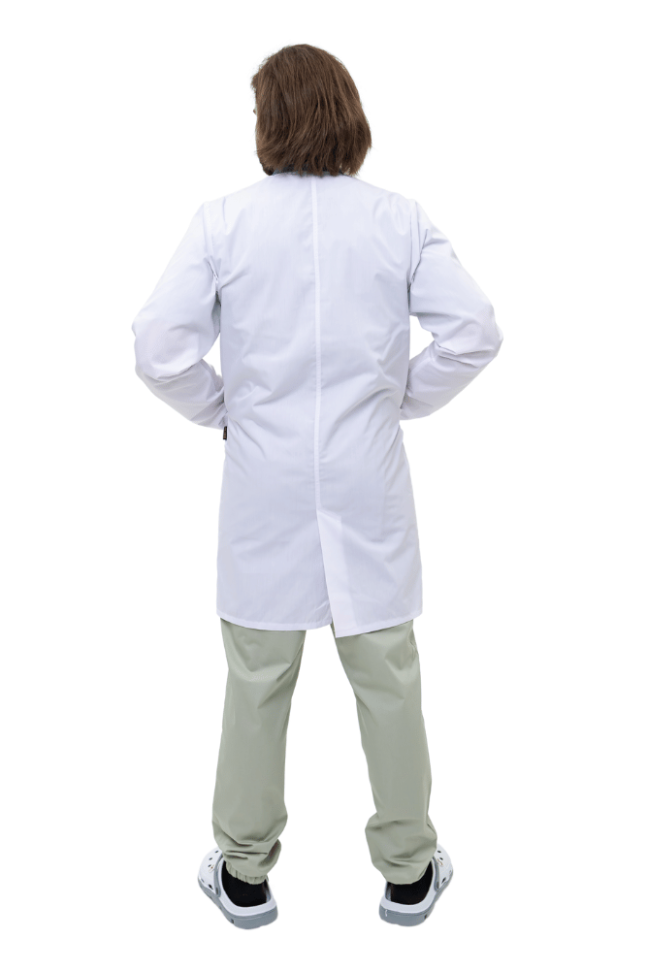 Halat medical pentru bărbați „BILLON” alb