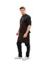 Water-repellent apron for chef/waiter with bib, brown