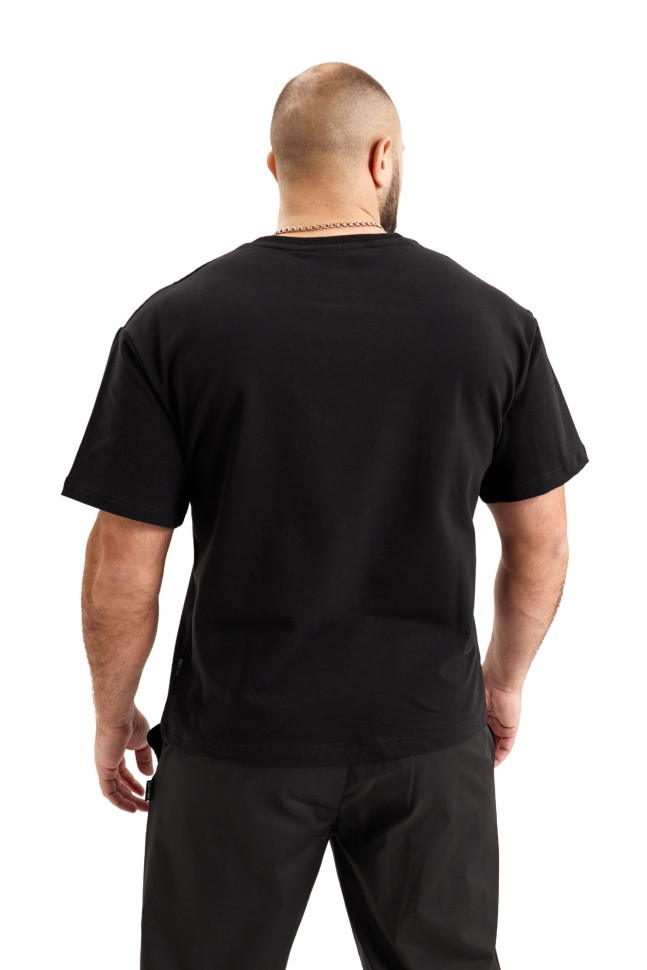Футболка Oversize черная  унисекс 