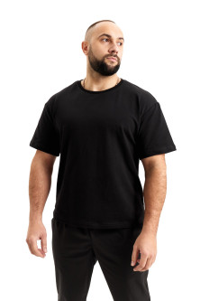 Футболка Oversize черная  унисекс 
