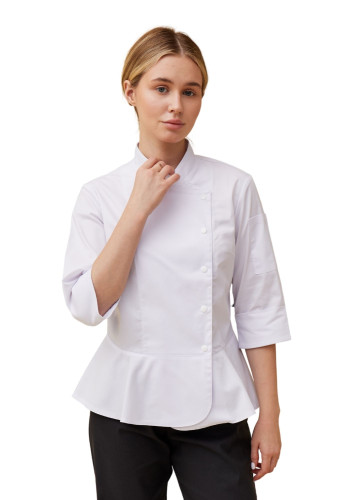Universal jacket-tunic "Basque" white women's