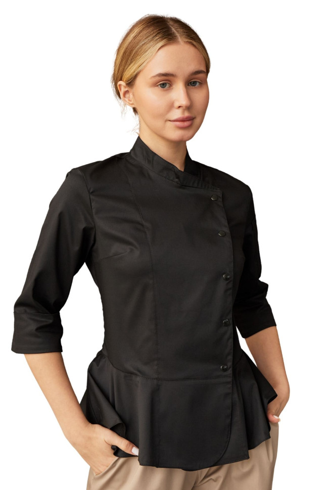 Universal jacket-tunic "Basque" black women's 