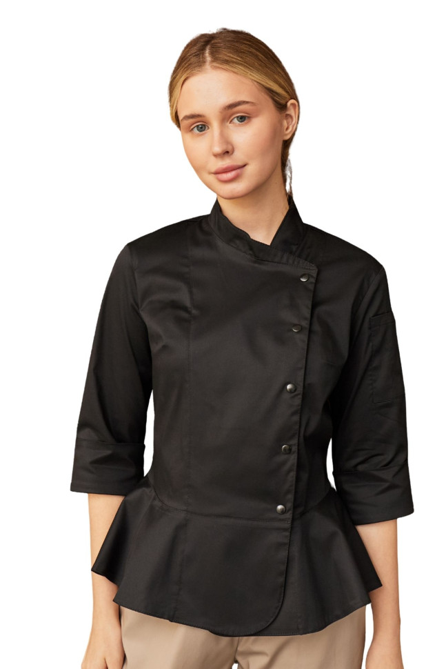 Universal jacket-tunic "Basque" black women's 