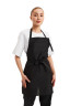Фартух із нагрудником до колін "Габардин" чорний