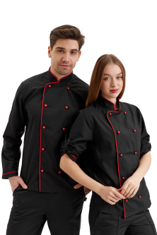 Китель поварской «МАФИЯ» черный
