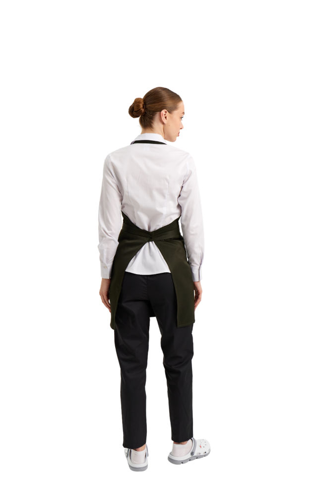 Apron with bib to knees water-repellent Lux-Form Light, khaki