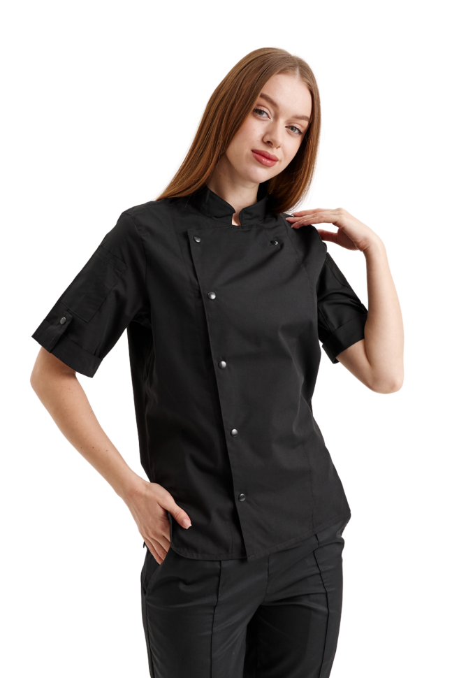 Кухарський кітель чорний "Спіріт" унісекс  