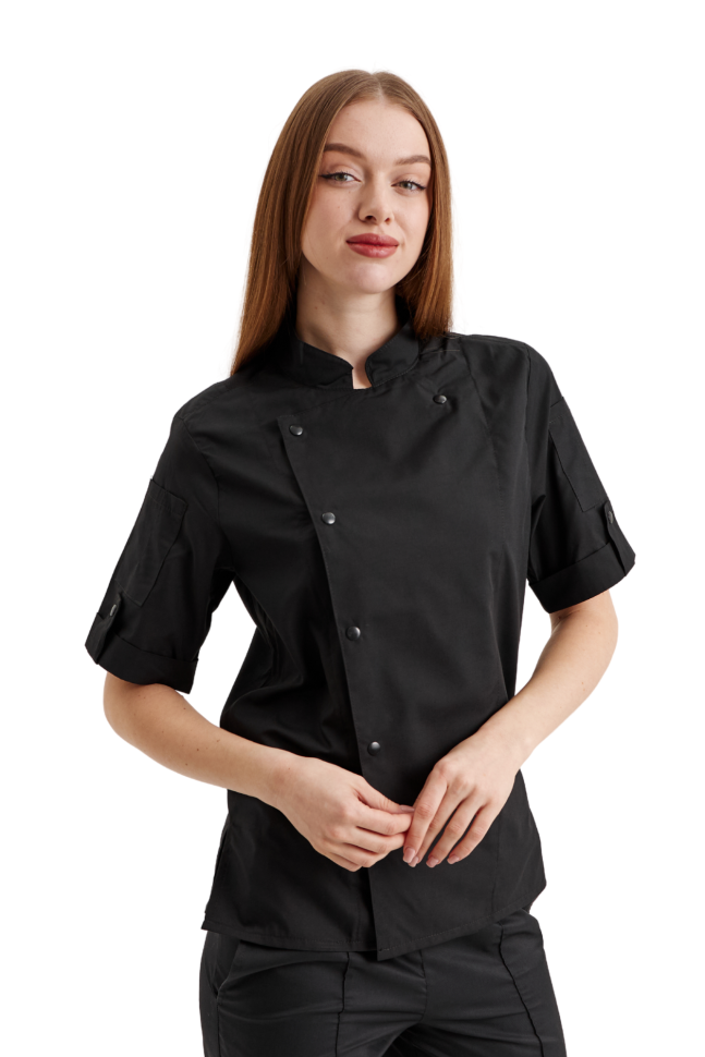 Кухарський кітель чорний "Спіріт" унісекс  