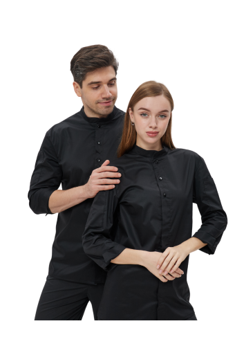 Китель-сорочка чорний "Алекс" унісекс