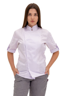 Китель белый поварской "Спорт" унисекс