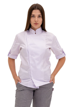 Китель белый поварской &quot;Спорт&quot; унисекс Китель белый поварской "Sport"