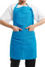 Фартук с нагрудником до колен "Габардин" бирюзовый Фартук с нагрудником до колен "Габардин" бирюзовый