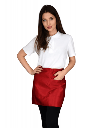 Short apron water-repellent Lux-Form Light red