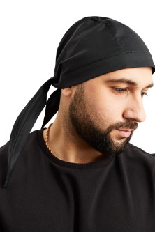 Головной убор  унисекс "Бандана" черная 