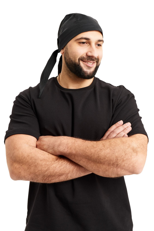 Головной убор  унисекс "Бандана" черная 