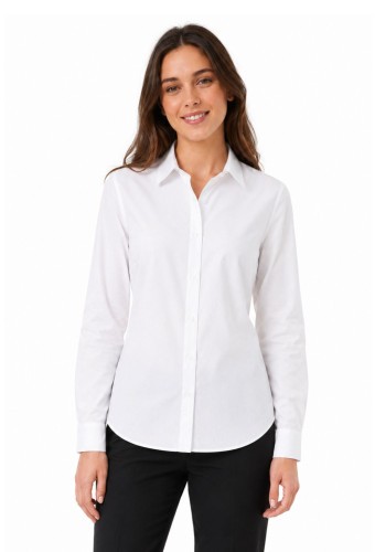 Classic women's shirt, white 