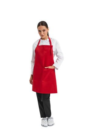 Фартук с нагрудником до колен водоотталкивающий Lux-Form Лайт красный Цвета в ассортименте. Уточняйте у менеджера.