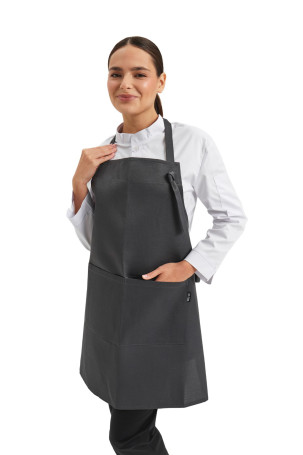Фартук с нагрудником до колен водоотталкивающий Lux-Form Лайт серый Цвета в ассортименте. Уточняйте у менеджера.