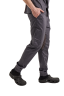 Unisex Chef Pants Lux Form "Joggers," with knitted mesh on the hips, graphite