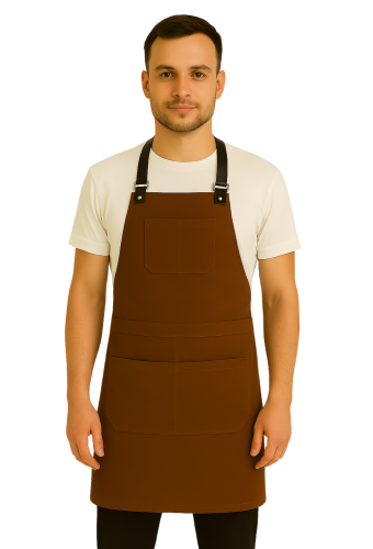 Фартук с нагрудником универсальный под заказ