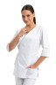 Women's medical suit universal white "Lada" Women's medical suit universal white "Lada"