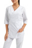 Women's medical suit universal white "Lada" Women's medical suit universal white "Lada"