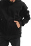 Insulated Fleece Hoodie "Black," Unisex, Black Insulated Fleece Hoodie "Black," Unisex, Black