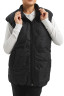 Unisex synthetic insulated vest, black Unisex synthetic insulated vest, black