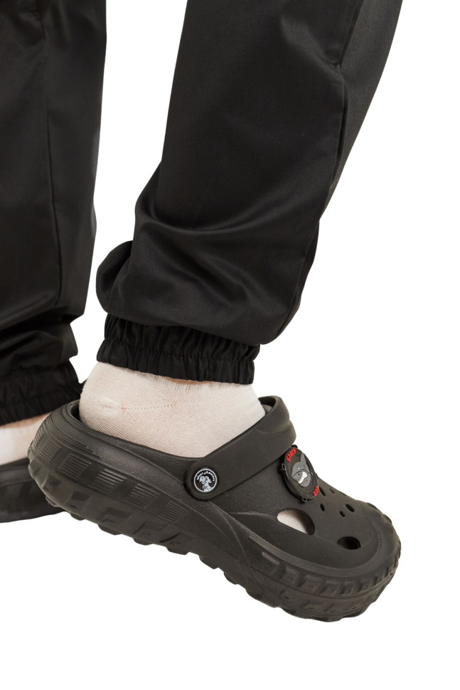 Штани кухарські чорні Джогери з сіткою унісекс 