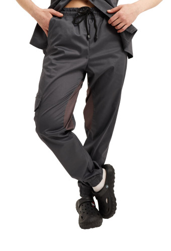 Штани кухарські сірі Джогери з сіткою унісекс