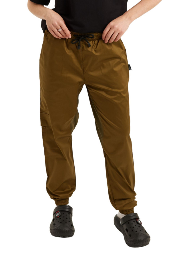 Штани кухарські хакі Джогери з сіткою унісекс