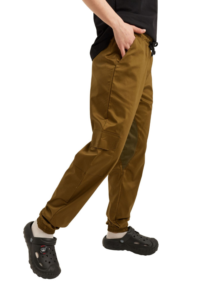 Штани кухарські хакі Джогери з сіткою унісекс