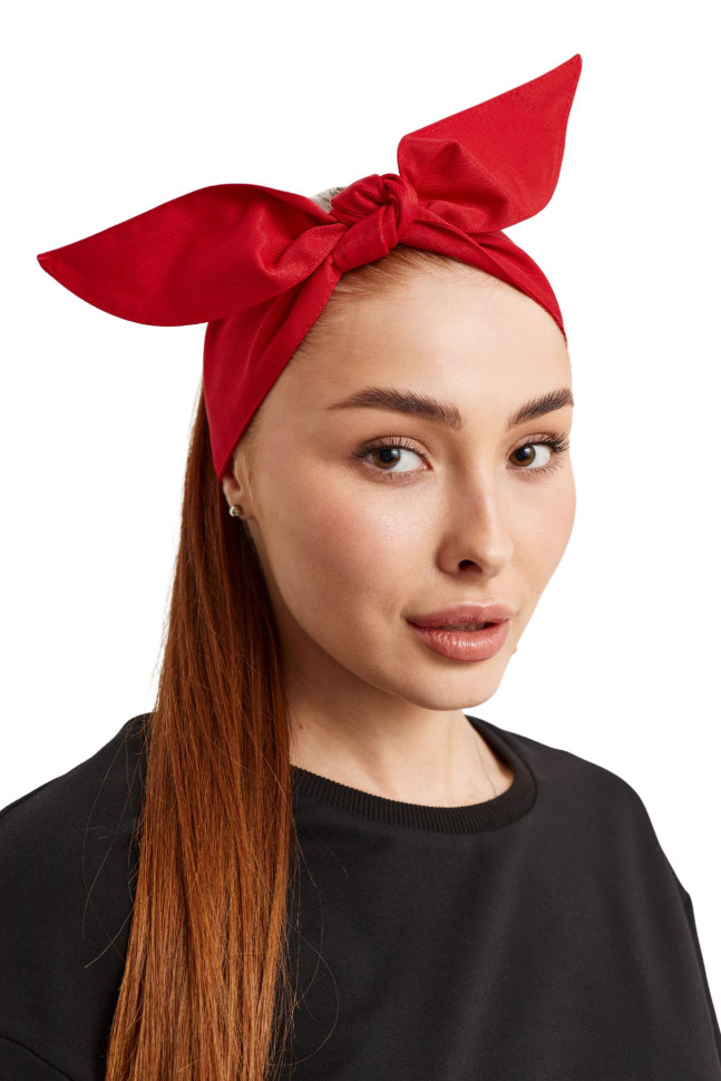 Bandă textilă „Solokha” pentru personalul din domeniul HoReCa și retail, neagră