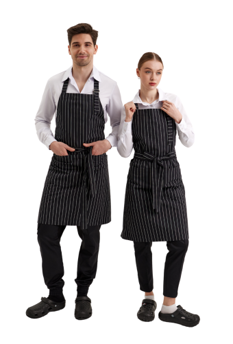 Professional apron with bib "Zebra"