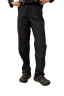 Pantaloni de bucătar unisex, negri, 100% bumbac, cu buzunare 