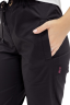 Штани унісекс універсальні чорні з люверсами 