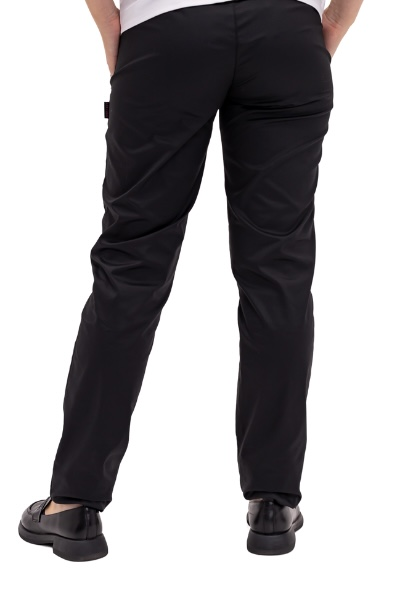 Штани унісекс універсальні чорні з люверсами 