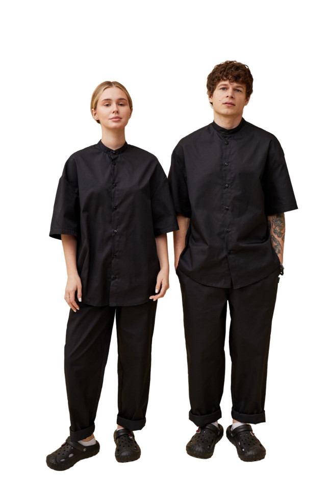 Сорочка oversize унісекс "Індіана" чорна