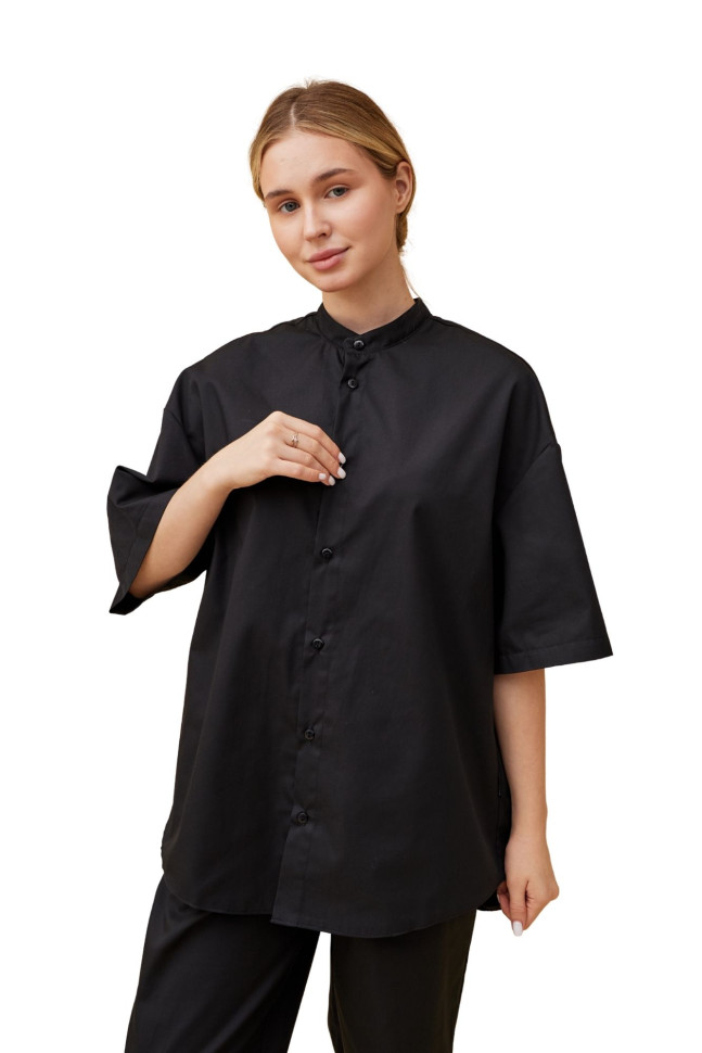 Сорочка oversize унісекс "Індіана" чорна
