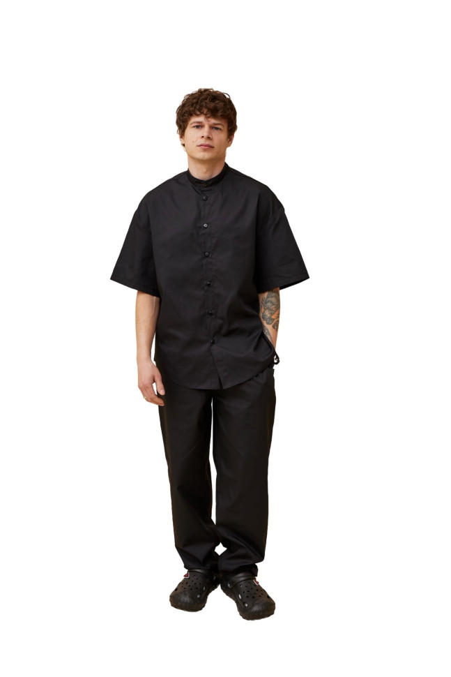 Сорочка oversize унісекс "Індіана" чорна