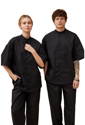 Сорочка oversize унісекс "Індіана" чорна